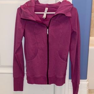 Lululemon running jacket with pockets and hood